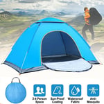 3 4 5 Men Person Camping Tent Pop Up Family Outdoor Hiking Backpack Fishing Tent