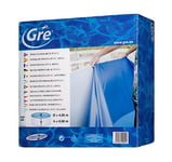 Gre FPROV507 - Liner de piscine en forme de huit, 500 x 310 x 120 cm (Longueur x Largeur x Hauteur), Couleur Bleue