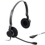 Jabra Biz 2300 QD Duo Corded Headset - Black (2309-820-104)