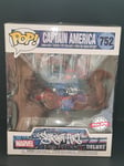 Captain America Funko Pop Street Art Collection Figure Ex-Display Unused