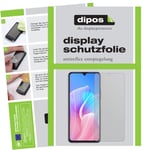 dipos I 2x Protective Film Matte Compatible with Huawei Enjoy 20 Plus Screen Protector (Deliberately Smaller Than The Glass As It Is Curved)