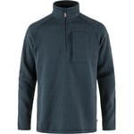Fjällräven Mens Övik Fleece Half Zip (Blå (NAVY/560) X-large)