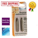 Screw Extractors for use with speed drills (Removes screws #6-10) POST & VAT INC