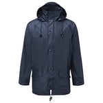 Fort - Airflex Jacket - Navy Jacket - XXL - Mens Waterproof Jackets - Winter Jackets for Men - Welded Seams - Concealed Hood - Comfortable & Stylish - Ideal for Work