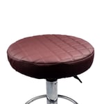 Renhe Round Stool Covers Round Seat Cushion Slipcover Bar Stool Seat Cover Barstool Cushion Cover Chair Protector Wine Red 30cm