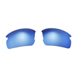 Walleva Ice Blue Polarized Replacement Lenses For Oakley Flak 2.0 Sunglasses
