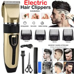 Electric Hair Clippers Professional Mens Shaver Trimmers Machine Cordless UK NEW