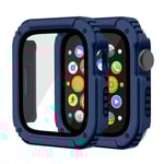 Apple Watch Series 6/5/4/SE 44mm Skal med skärmskydd - Blå