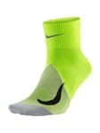 Nike Elite Lightweight Quarter Socks UK 3 - 4.5 EUR 36 - 38 Volt SX5253 702