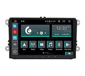 Radio de Voiture sur Mesure pour Volkswagen Golf Sharan Tiguan Android GPS Bluetooth WiFi USB Dab+ Touchscreen 9" 8core Carplay AndroidAuto