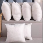Cushion Pads Stuffer, Square Cushion Inserts 45cm x 45cm, Fluffy Compressed Virgin Fiber Pillow Cushions for Sofa and Bed 16x16", 18x18", 20x20" Sizes (2 and 4 Packs) (Pack of 4 I 16"x16")