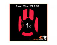 Corepad Soft Grips til Razer Viper V2 Pro Wireless - Rød