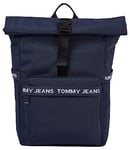 Tommy Jeans Men Essential Backpack Rolltop Hand Luggage, Multicolor (Twilight Navy), One Size
