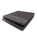 Playstation 4 Slim PS4 Slim Skin Dark Wooden Planks Console Skin/Cover/Wrap for Playstation 4 Slim