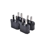 4-pack USA US-strömstickkontakt Väggpluggkonverterare Reseadapter Ny Shytmv