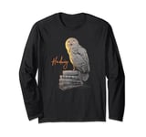 Harry Potter Hedwig Books Painted Long Sleeve T-Shirt