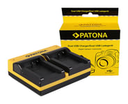 Patona Dual Lader for Canon NB-7L Powershot G10 G11 G12 inkl. Micro-USB Kabel 15060191572