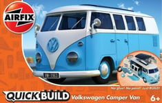 Airfix J6024 QUICKBUILD Volkswagen Camper Van - Blue - Snap Fit