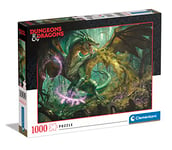 Clementoni Dungeons & Dragons-1000 Pièces-Puzzle, Divertissement pour Adultes-Fabriqué en Italie, 39734
