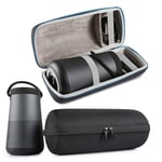 Black Carrying Case EVA Bluetooth Speaker Bag for Bose SoundLink Revolve Sound