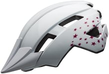 Bell Sidetrack II Childrens Cycling helmet 47-55 CM - White / Stars - 7116462