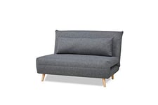 Leader Lifestyle Sofabed, Pebble Grey, Sofa Dimensions: W127 x D91 x H84cm