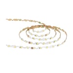 Eglo Ruban LED Flexible Stripe, bande lumineuse autocollante et recoupable, bandeau LED en plastique blanc, blanc chauud, 8 m