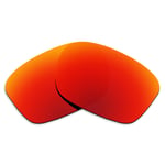 Hawkry Polarized Replacement Lenses for-Oakley Sliver Foladable Orange Red