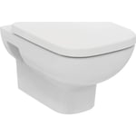 Ideal Standard i.life A vägghängd toalett, utan spolkant, vit