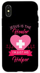 iPhone X/XS Christian Nurse Women’s Jesus The Healer Gospel Graphic RN Case