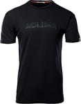 Aclima Aclima Men's LightWool 140 Classic Tee Logo Jet Black S, Jet Black