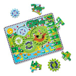 Melissa & Doug and - Animal Chase I-Spy Wooden Gear Puzzle (31004)