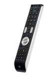 One For All Essence 3 Universal remote control - Perfect replacement remote for 3 devices: TV and STB (Freeview/Sat/Cable), Blu-ray/DVD players – Guaranteed to work all brands – Black – URC 7130