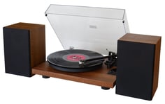 Soundmaster Pl711br, Manuell, Svart, Brun, Metall, 33,45 Rpm, 36 W, 2-Vägs