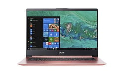 Acer Swift 1 SF114-33-P17Z - Intel Pentium Silver - N5030 / 1.1 GHz - Windows 10 Home 64 bits en mode S - UHD Graphics 605 - 4 Go RAM - 128 Go SSD - 14" IPS 1920 x 1080 (Full HD) - Wi-Fi 6 - rose sakura - clavier : Français