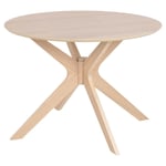 Urban Fusion Collection - Duncan Matbord 75x105x105 cm Vitpigmenterad Ek