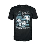 Funko Pop! Boxed Tee: Harry Potter Holiday - Ron, Hermione, Harry - L Adult L