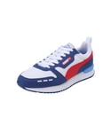 PUMA Homme R78 Basket, White for All Time Red Clyde Royal Dusky Blue, 48.5 EU