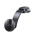 Stödhållare för bil med trådlös laddning (V3) Magnetiskt handtag för iPhone, Snabbladdning, Instrumentbräda, 15W - Duzzona - Svart