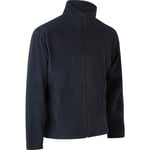 ID fleecekofta 0803, marinblå, 100% polyester, storlek M