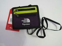 Supreme The North Face Expedition Travel Wallet Sulphur Purple Fw18 DS Condition