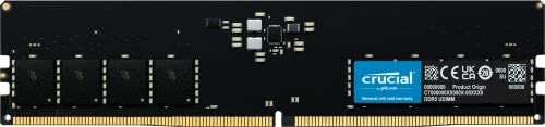 Crucial RAM 32GB DDR5 5600MHz (or 5200MHz or 4800MHz) Desktop Memory CT32G56C46U5