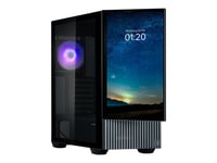 Zalman Z10 Ds - Mid Tower - Atx - Genomskinlig Sidopanel (Härdat Glas) - Ingen Strömförsörjning (Atx) - Svart - Usb/Ljud