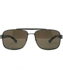 Dsquared2 Mens D2 0001 PLMR KJ1 Dark Ruthenium Sunglasses - Silver - One Size