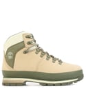 Timberland Womenss Euro Hiker Waterproof Hiking Boots in Beige Leather (archived) - Size UK 5
