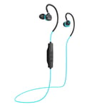 iN TECH Bluetooth Earphones Slim Lightweight Sport Earphones, Great for Running, Jogging, Cycling, and Active Lifestyles (Blue)