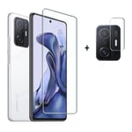 Xiaomi 11T Pro Skärmskydd + Kameralinsskydd HD 0,3mm Transparent