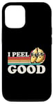 Coque pour iPhone 14 Jeu de mots à la banane « I Peel Good » Funny Banana