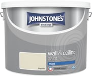 Johnstone's Wall & Ceiling Paint Matt 10L - Magnolia