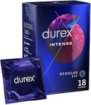 Intense Condoms, Stimulating Ribbed And Dotted Condoms With Desirex Gel, Pack o